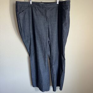 Dress Barn Women’s Flat Front Pants Black